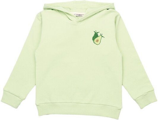 Cotokids Kinder Sweatshirt Baumwolle, Hellgrün, Brust-Patch, Walkiddy