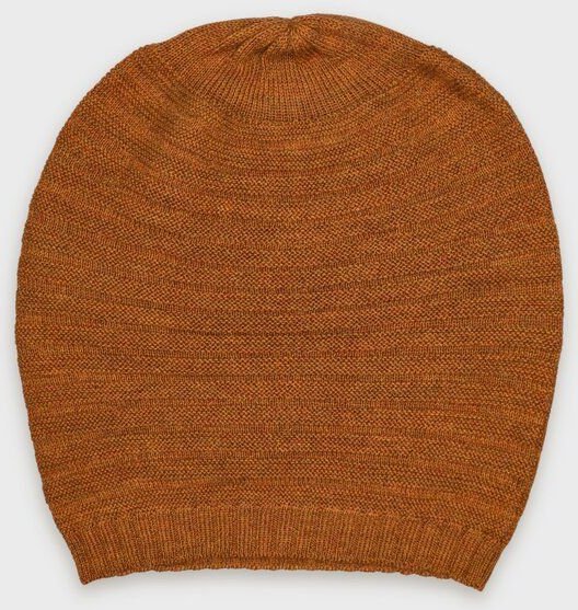 De Colores leichte Mütze reine Alpaka Querrippenstrick
