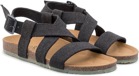 Thumbnail - ZOURI Vegane Sandalen SAND Leinen