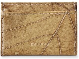 BELEAF Veganes Kartenhalterportemonnaie "SLIM LEAF" aus Blattleder