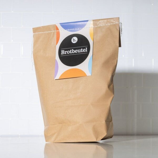 brotstoff Geschenkset - Brotbeutel mit Brotbackmischung im Glas + Nachfüllpaket