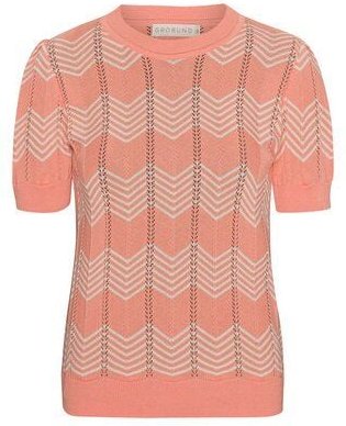 GROBUND Almine tee mit zigzig - GOTS zertifiziert aus 100% Bio-Baumwolle