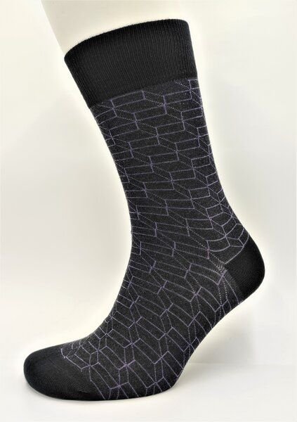 BLS Organic 3er Pack GOTS zertifiziert 98 % Bio-Baumwolle Square Prism Design