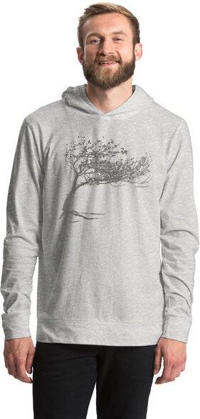 Peaces.bio - handbedruckte Biomode Bio-Jersey-Kapuzensweater Unisex "Windy Tree"