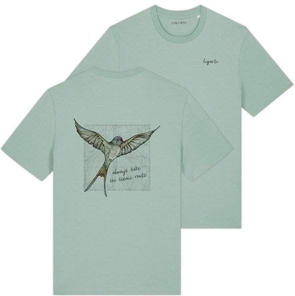 T-Shirt – Kamillenschwalbe – LIGARTI Tiermanufaktur