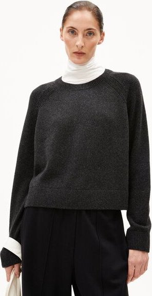 Thumbnail - ARMEDANGELS DILIRIAA REGLANA Damen Pullover aus recyclem Bio-Woll Mix