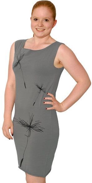 HANDGEDRUCKT "Löwenzahnsamen" Bio-Kleidchen