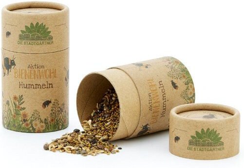 Die Stadtgärtner Samen-Mischung für Hummeln I Ausreichend für 30 m² Hummelwiese