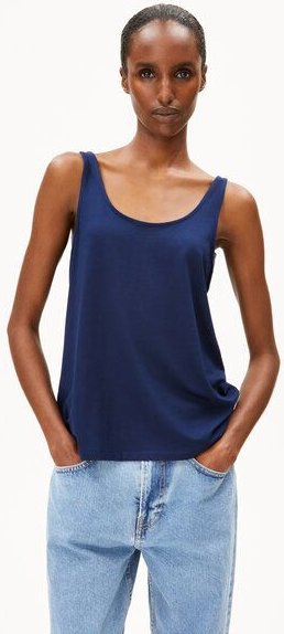 Thumbnail - ARMEDANGELS ASHRAANI SOLID - Damen Top aus LENZING ECOVERO Viskose Mix