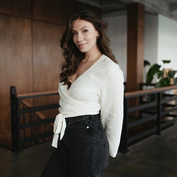 NORDLICHT Wickelbluse Joena aus 100% Tencel