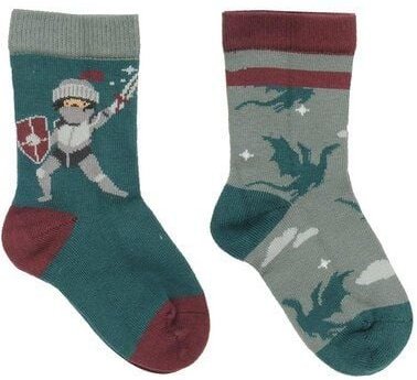 Thumbnail - Baby-Socken Grün Bio Baumwolle - Walkiddy Castleland, allergikerfreundlich, nachhaltig, GOTS-zertifiziert, umweltfreundl...