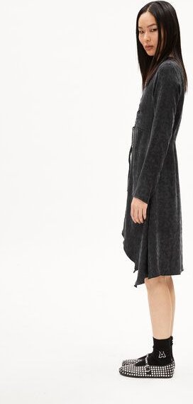 ARMEDANGELS TINRAA JACQ - Damen Webkleid Regular Fit aus TENCEL Lyocell Mix