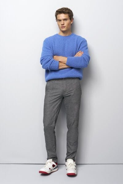 M 5 BY MEYER Sportliche Chino im Wool Look