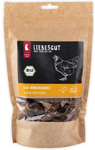 Liebesgut Tiernahrung Bio Hähnchenhals