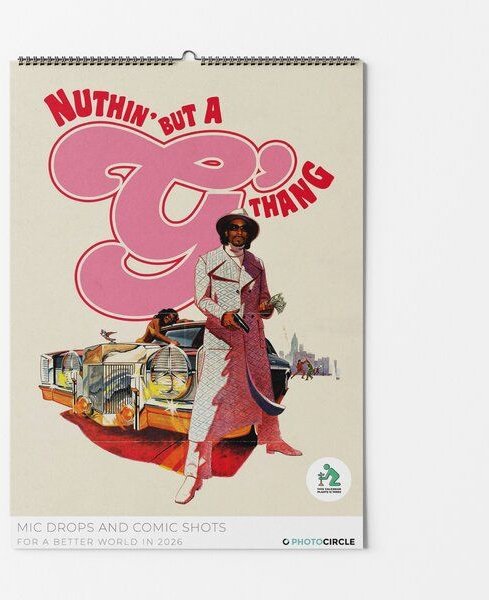 Photocircle Hip Hop Legends Kalender 2026 – Mic Drops & Comic Shots by David Redon