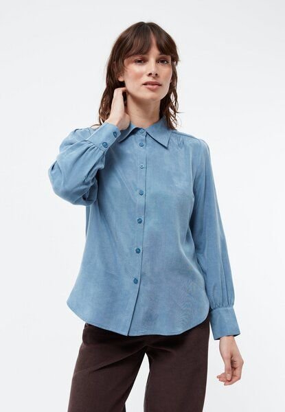 Givn Berlin Geraffte Bluse GBKASIA aus TENCEL mit Peach-Effekt