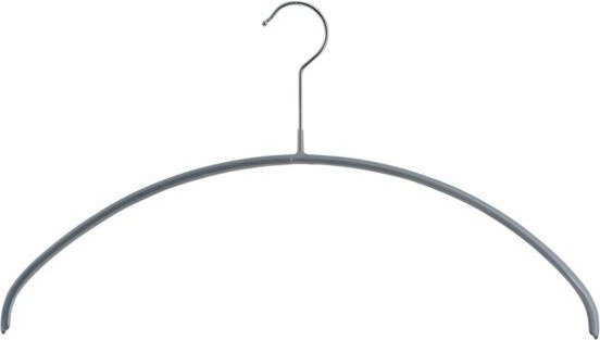 MAWA Kleiderbügel Economic P aus Metall für T-Shirts und Oberteile - Set aus 10 Bügeln