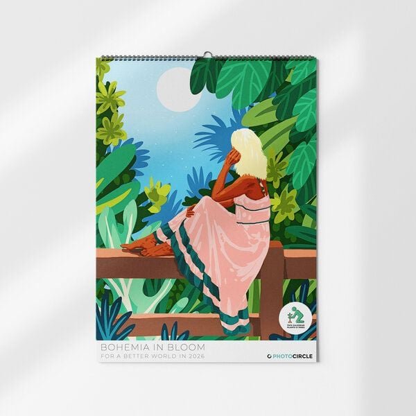 Photocircle Bohemia in Bloom Kalender 2026 – Nachhaltiger Kunstkalender von 83 Oranges / Uma Gokhale