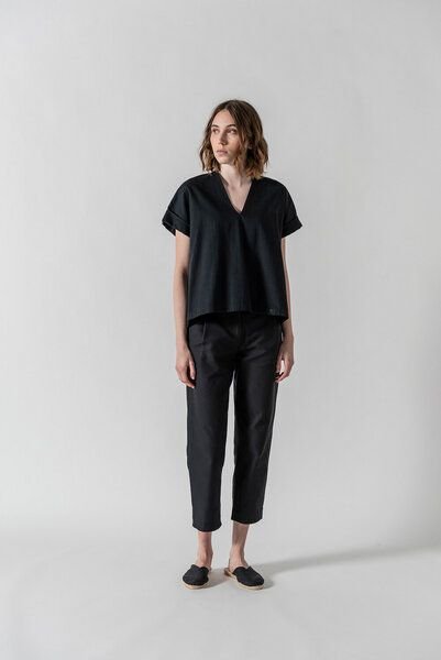 Grenzgang Damen Bluse Coco aus formbeständigen Biobaumwollstoff (kbA)