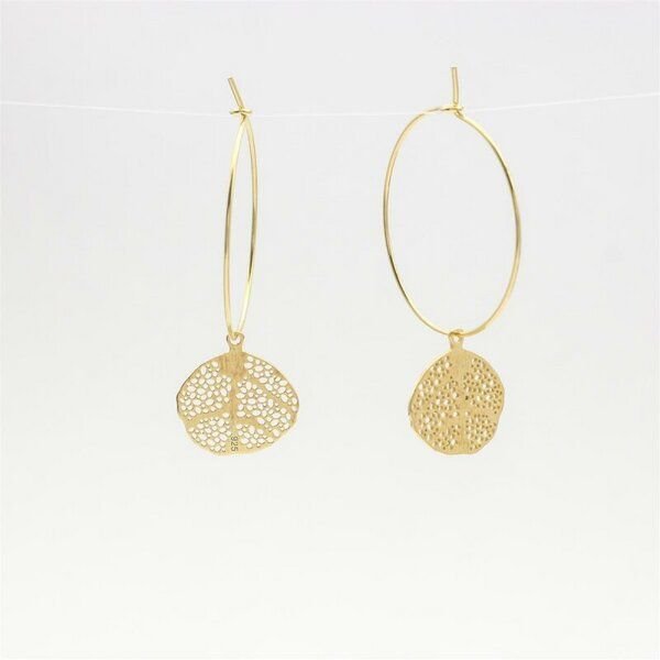 Jewelberry Kreole Small Coral Leaf