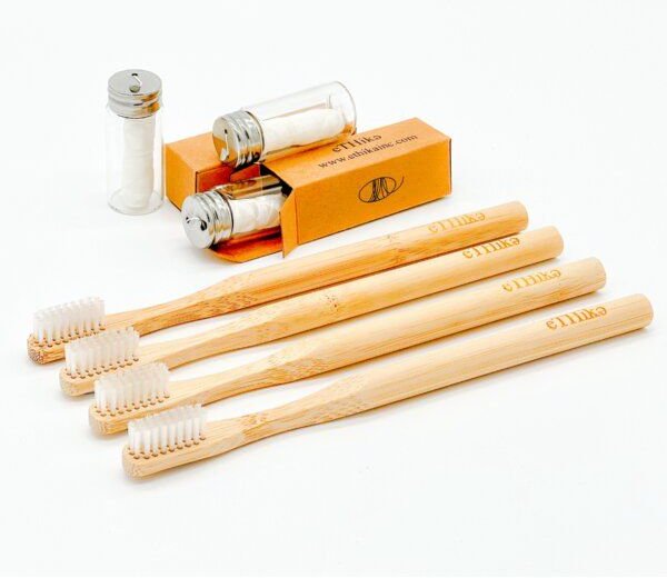 eTHikǝ Mundhygiene-Set 100% natürlich 4+3