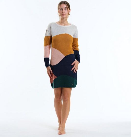 GARY MASH Strickkleid Lake Alma aus Biobaumwolle