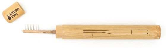HYDROPHIL Travel Set: nachhaltige Zahnbürste & Etui aus Bambus
