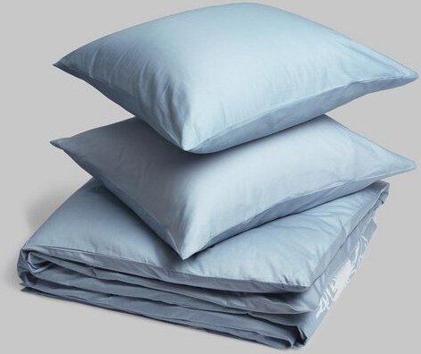 Yumeko Bettwäsche Baumwollsatin Cornflower