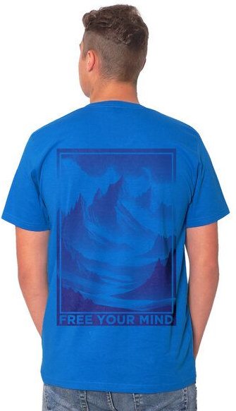 HANDGEDRUCKT "Free Your Mind" Männer T-Shirt von EarthPositive