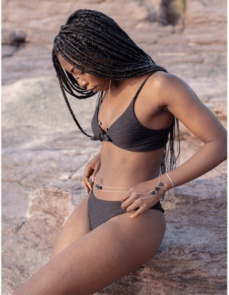 Anekdot Bikini Set Jacquard Leona Top + Skyline Slim Slip