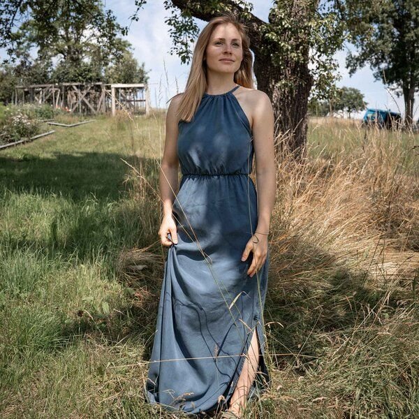 Vresh Clothing Yvonne - Maxi Kleid aus Tencel