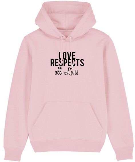 Human Family Bio Unisex Hoodie "Love - Respects"