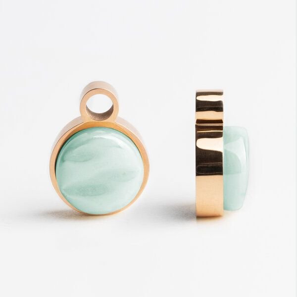 ALEXASCHA Anhänger für Ohrringe | Mix & Match Charms | Roségold