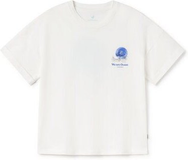TWOTHIRDS Uwins T-Shirt Surf- und Wave Off White