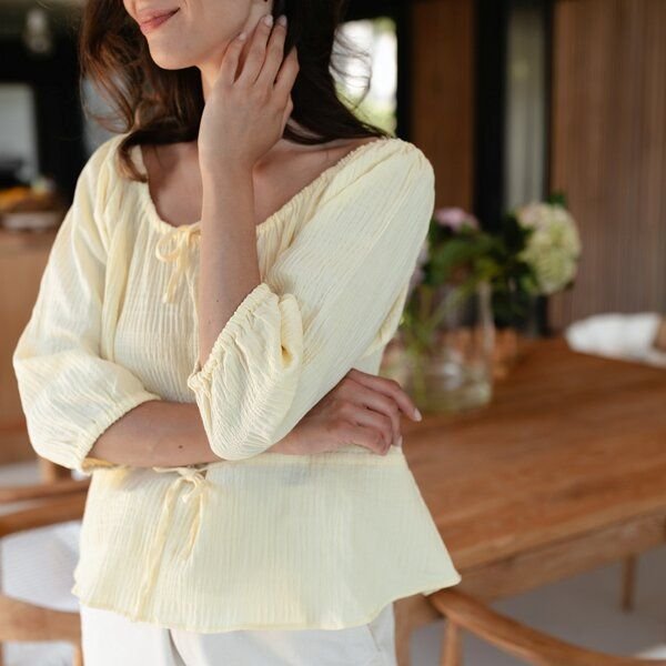 NORDLICHT Bluse Soni aus Bio-Baumwolle