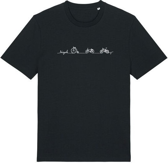 Brandless Basic Bio Unisex T-Shirt Bicycle Line 180g/m² XXS - 3 XL