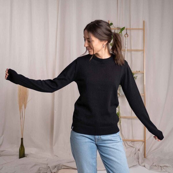 Vresh Clothing Vrenja, Klassischer Strickpullover aus Biobaumwolle