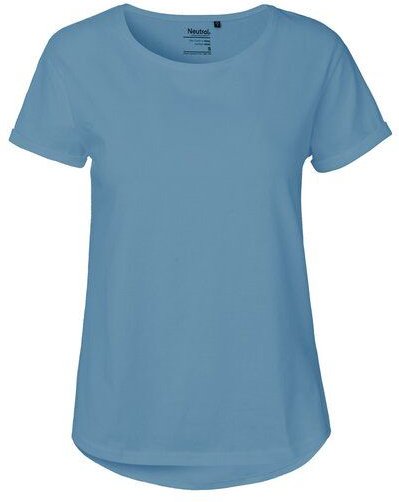 Neutral® Damen Roll Up Sleeve T-Shirt von Neutral Bio Baumwolle Rollärmel