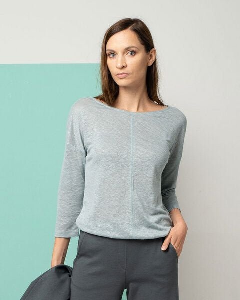 Alma & Lovis Sommer Leinenshirt aus Leinen-Jersey | Linen Pure