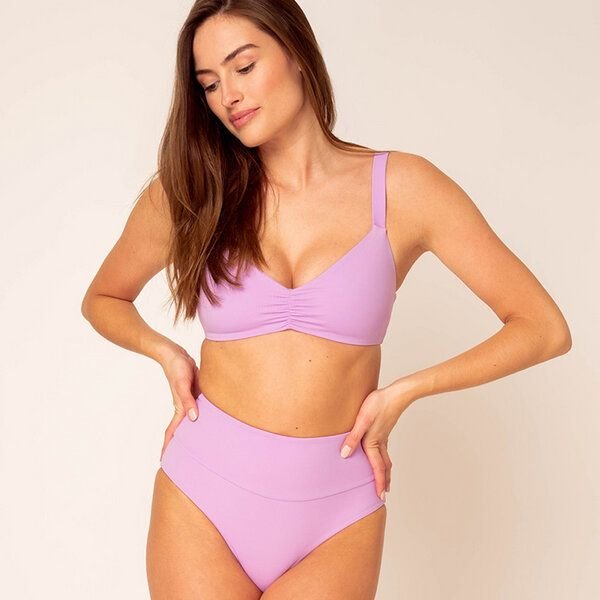 Woodlike Ocean Ruffle Bikini Top