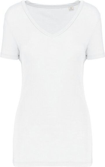 Greenspired Damen V- Neck T-Shirt aus 100 % Tencel 145 g/m² XS - XXL