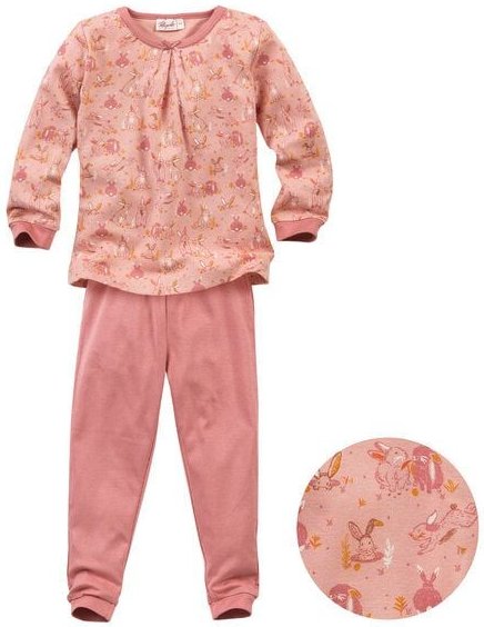 People Wear Organic Pyjama "Hasen", Langarm-Schlafanzug, 100% Baumwolle (Bio)