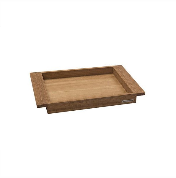 NATUREHOME Tablett Holz Eiche Holz Serviertablett Handarbeit Serie NH-E 3 Größen
