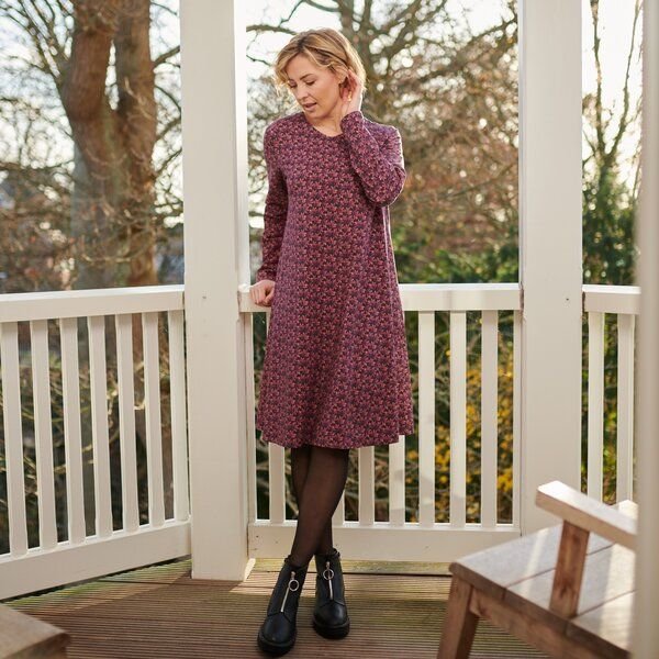 CON_STANT Kleid mit V-Ausschnitt 95% Baumwolle (kbA)