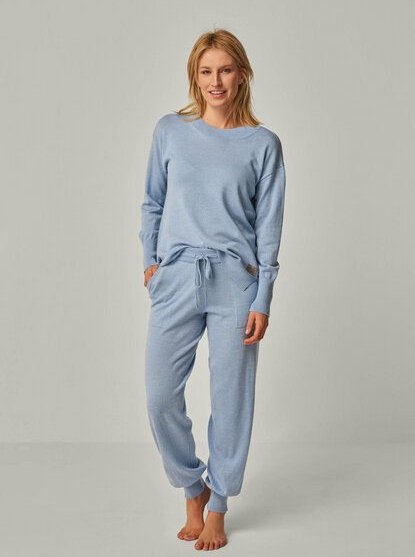 YOU LOOK PERFECT Merino Loungewear Set "Strickpullover Bella & Strickhose Bella"