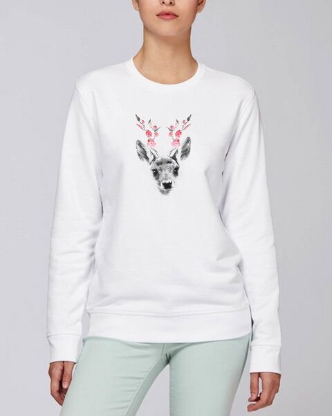 Human Family Bio Damen oversize Rundhals-Sweatshirt "Fawn"