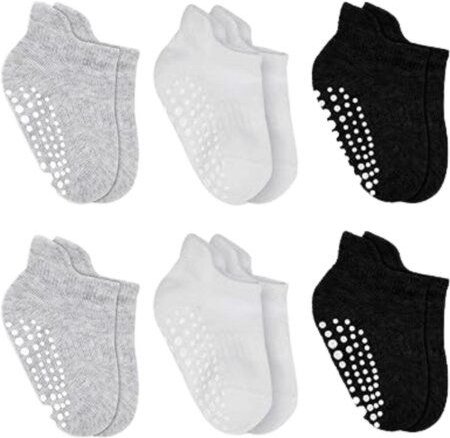 bistyle Sneakersocken ABS 6 Paar für Babys Jungen und Mädchen Babysocken Kurzsocken