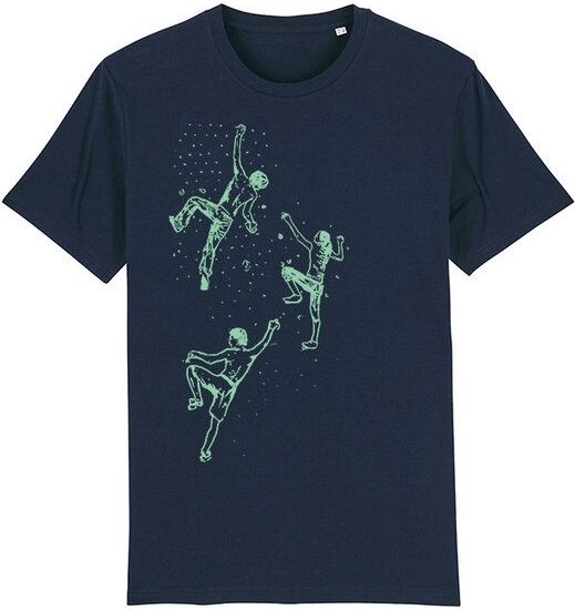 Spangeltangel T-Shirt "Bouldern", Herren, Klettern, bedruckt, Siebdruck, Bio-Baumwolle