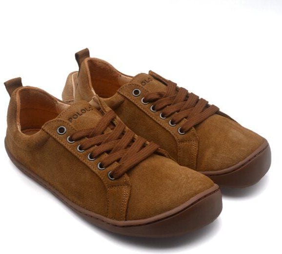 Pololo Barfuß Sneaker für Erwachsene, chromfrei gegerbtes Leder