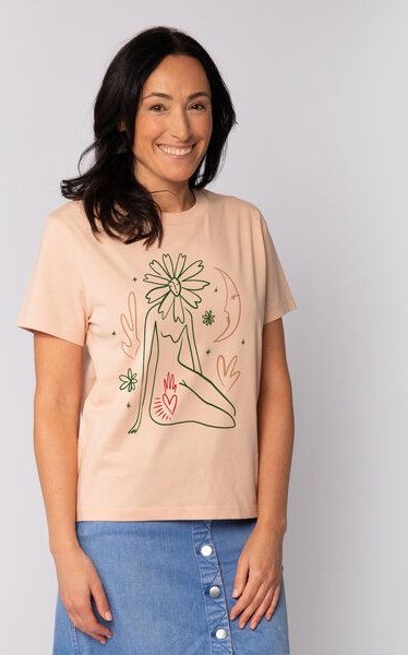 watapparel T-Shirt Frauen Love and flex